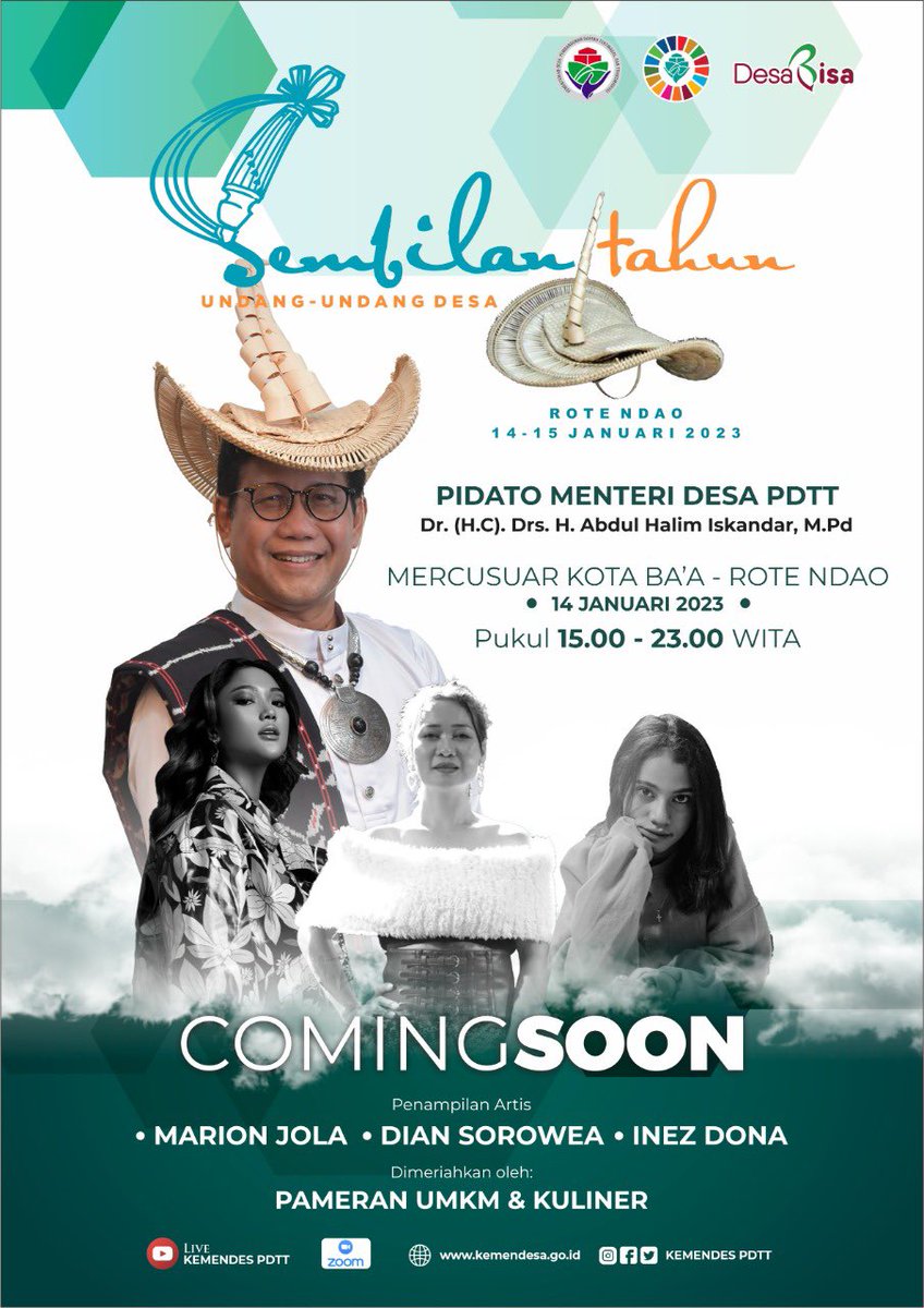 halimiskandarnu's tweet photo. Bismillahirrohmanirrohim, rangkaian acara peringatan #9TahunUUDesa kita mulai sore ini. https://t.co/s2HCWQlKYs