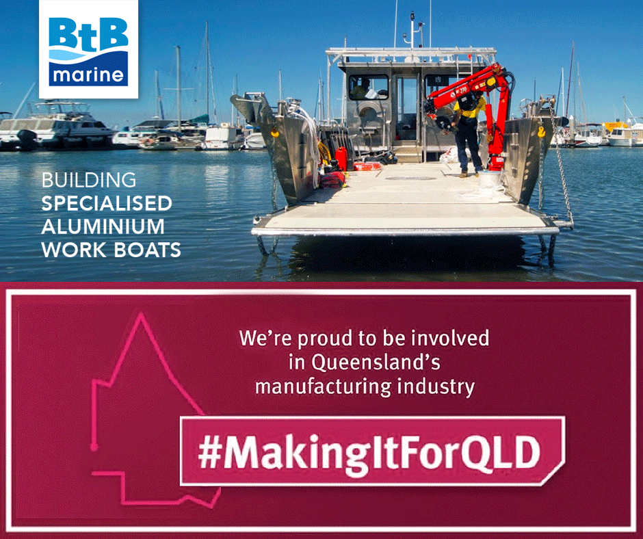 btb_marine's tweet photo. BtB Marine is very proud to be involved in Queensland's manufacturing industry...
#makingitforqld https://t.co/bzgQFBjXhe