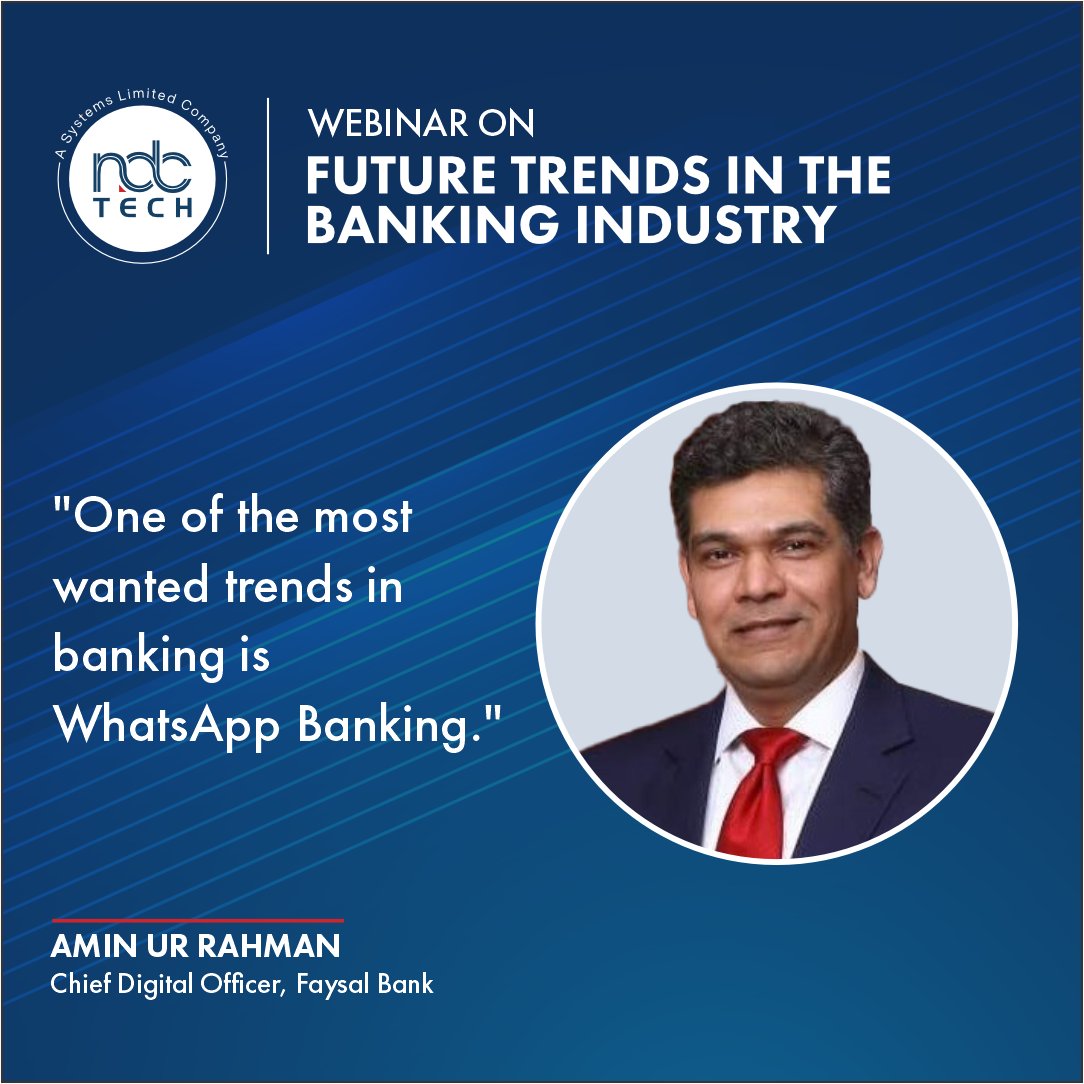NutshellGroup's tweet image. Amin ur Rahman, Chief Digital Officer, @Faysalbankltd, shares his thoughts on Pakistan&apos;s banking sector outlook for 2023. Watch: bit.ly/3W0hwEv

#NutshellGroup is proud to collaborate with #NdcTech for the Webinar on ‘Future Trends in the Banking Industry.&apos;
