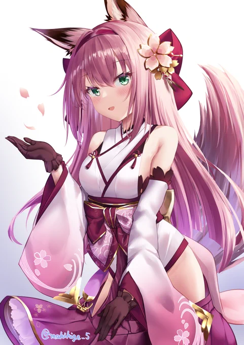 #アズールレーン『花やぐ季節への招待状』リクエストいただいた花月ちゃんです! 