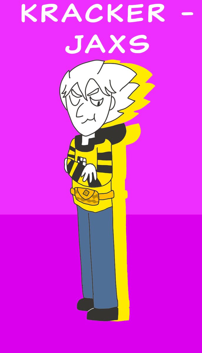 THE LAST MAIN CHARACTER in my spin off Snarf-kai episode is KRACKER-JAX! you know how he meets his end but, how bout one last adventure with him and nose hose! good guys we lost too soon :'(