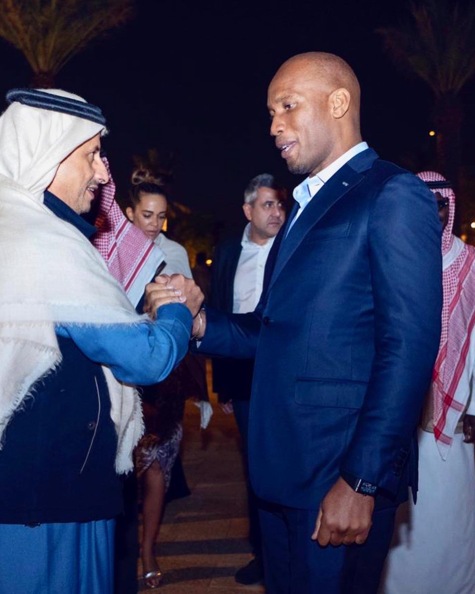 didierdrogba's tweet image. Had agreat dinner with the Saudi Minister of Tourism His Excellency Ahmed Al Khateeb and the SG of the UNWTO @zurabpololikashvili and the wise @jerryinzerillo in Altopiano Restaurant #vision2023 #saudiarabia