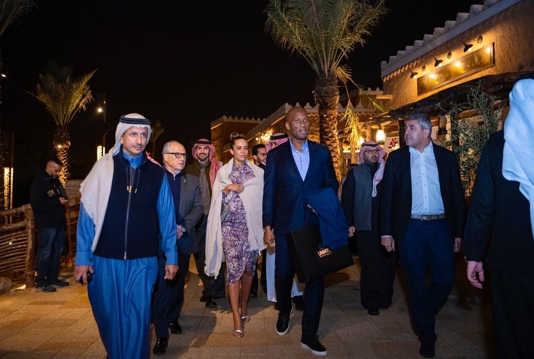 didierdrogba's tweet image. Had agreat dinner with the Saudi Minister of Tourism His Excellency Ahmed Al Khateeb and the SG of the UNWTO @zurabpololikashvili and the wise @jerryinzerillo in Altopiano Restaurant #vision2023 #saudiarabia