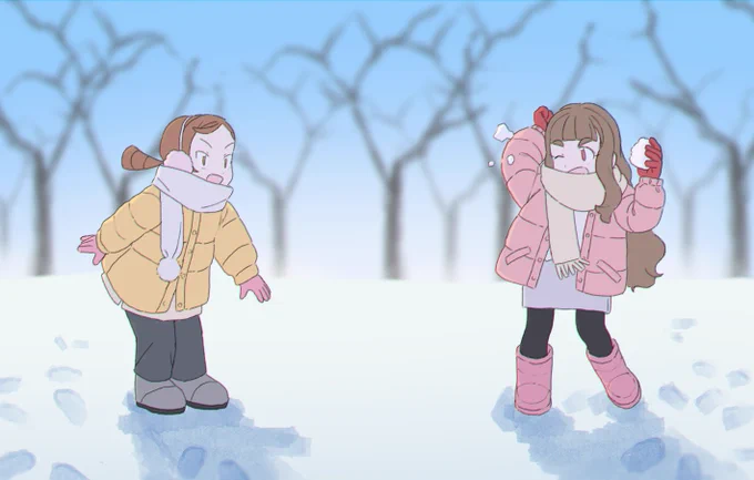幼い加蓮と奈緒、、 