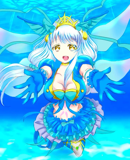 #絵を彩度100にすると超派手楽しそうなタグだけど、最近描いた絵無いからうん年前のやつで代用悪くない…… 