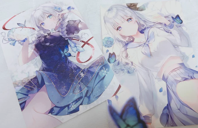 娘たちとオリジナルキャラちゃんのポストカード!!! 