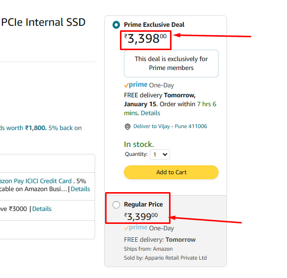 TechyMehta's tweet photo. Mereko Cry aara Hai Vro Itna Jada Discount Nahi Chaiye tha😭 #meme #amazonthings https://t.co/sqXg7Uk6ie