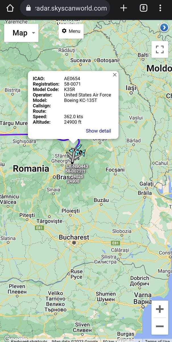 scan_sky's tweet photo. #NATO11 & #BART21 About To Join Up Over Romania ๐ท๐ด https://t.co/Cd0VRIEQeA