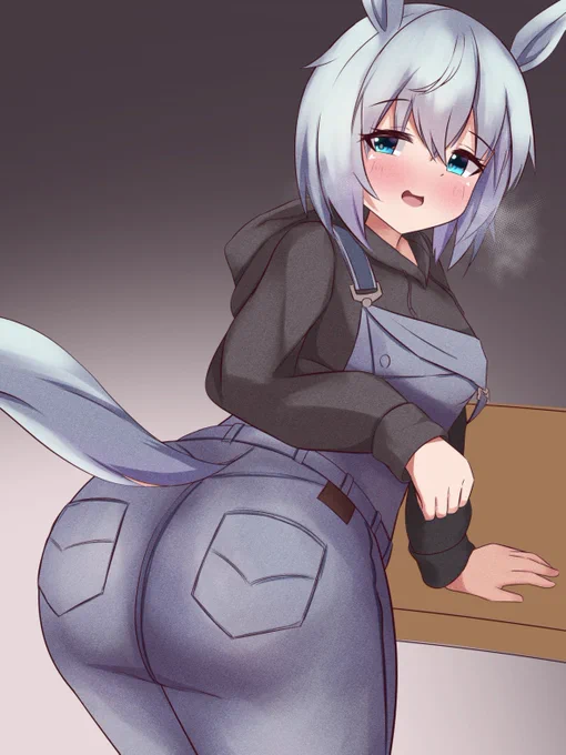 しっぽのうらがチラッと見える瞬間 #ウマ娘 #セイウンスカイ 