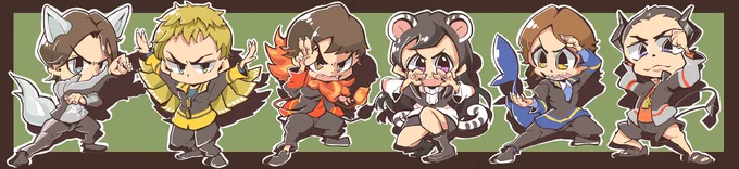 戦隊集合まつり#サムネが横になったから横画面の絵貼ろう絵描きも見たらやる 