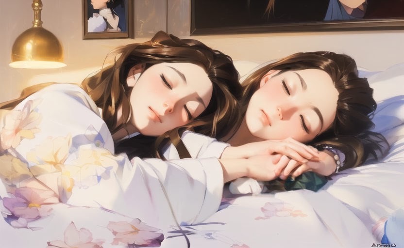 Pluieciel5's tweet photo. take a nap
for #InteractionAIChallenge from @KLaknatullah
(the fingers really drive me crazy 🤓)
#stablediffusion #AIArtistCommunity #AIArtwork #AIart https://t.co/1COhaAaz5x