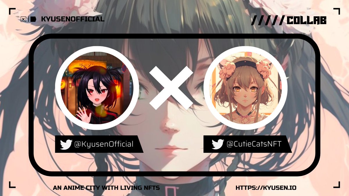 KyusenOfficial's tweet photo. ✨ Kyusen x Cutie Cats ✨

���� 5x Cutie Cats WL spots

To enter:
✅ Follow @KyusenOfficial @CutieCatsNFT
✅ Like &amp; RT
✅ Tag 3 friends https://t.co/4lsg0FhXni