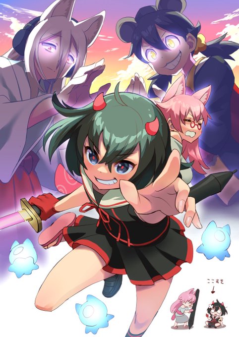 へんたつ久しぶりに描きましたわよ〜✨
#へんたつ #Irodori 