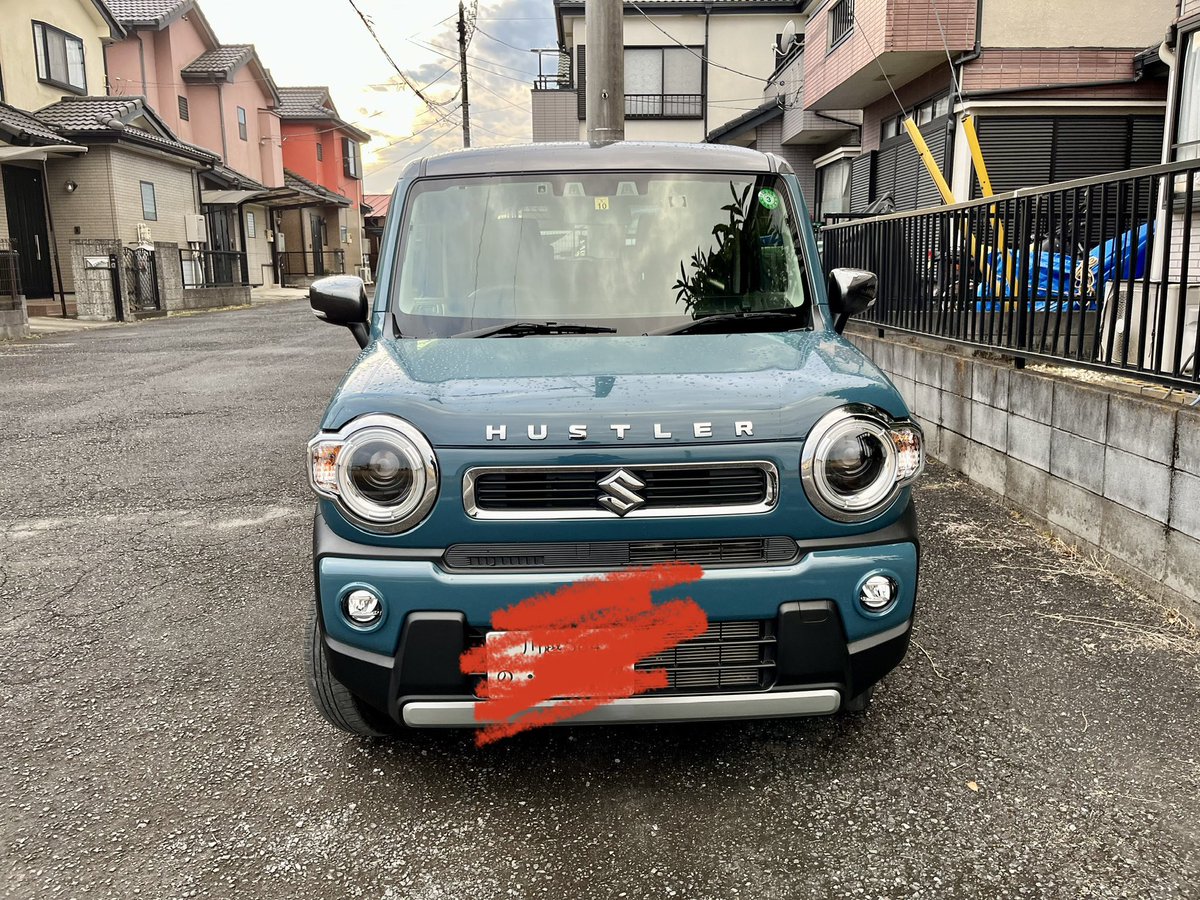 2年間乗ったハスラーとお別れ。
186万で買って163万で売れてびっくり