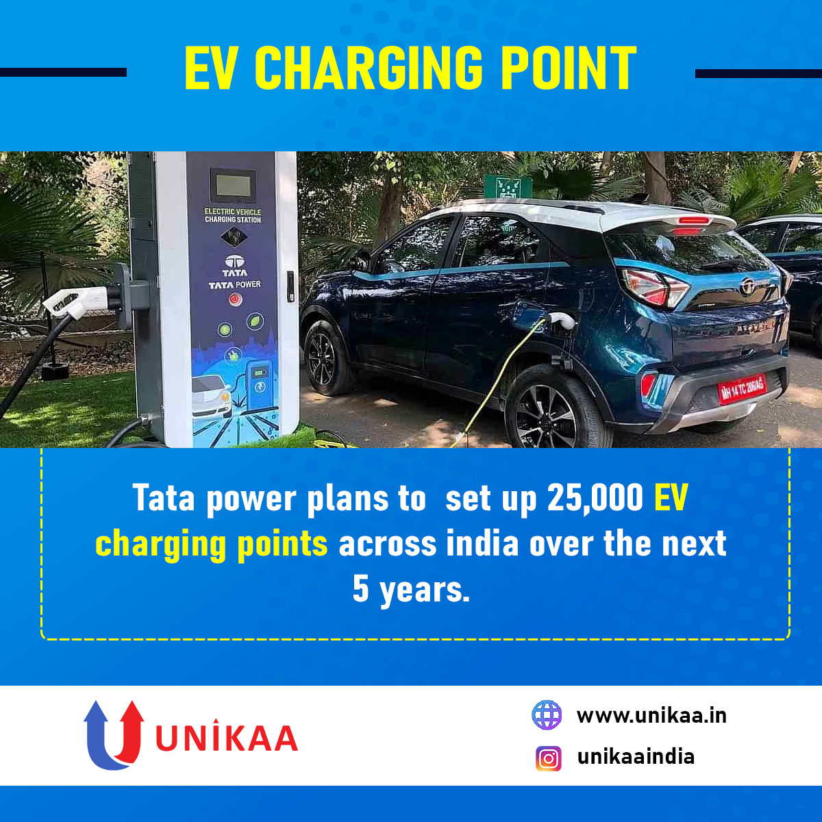 Infitta_trade's tweet photo. அடுத்த 5 ஆண்டுகளில் இந்தியா முழுவதும் 25,000 EV சார்ஜிங் புள்ளிகளை அமைக்க டாடா பவர் திட்டமிட்டுள்ளது.

Follow us for more updates like this
Contact: 70927 74077
.
Follow @unikaa_ind | @unikaa_chart
#unikaa #kairaa #tata #evchargepoint #electricity #tatapower https://t.co/LKGElO1BLT