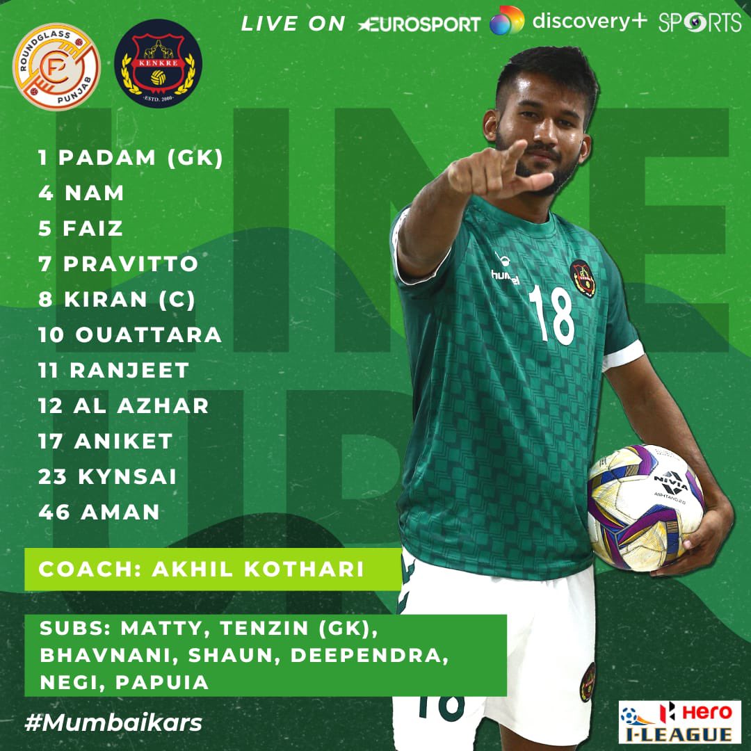mumbaikenkrefc's tweet photo. Team News
#MumbaiKenkreFC #HeroILeague #RGPKEN #TogetherWeRise #IndianFootball #Mumbaikars https://t.co/zEbrQMUQYW