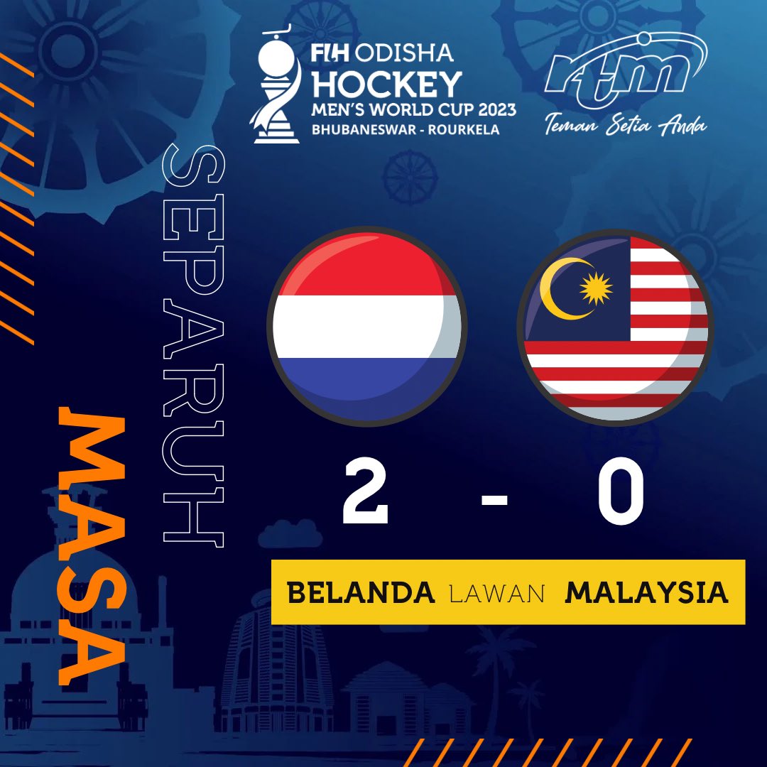 chrisraj23's tweet photo. #HWC2023 | #NEDvMAS

Separuh Masa

🇳🇱2-0🇲🇾 https://t.co/tp2TMeJK7M