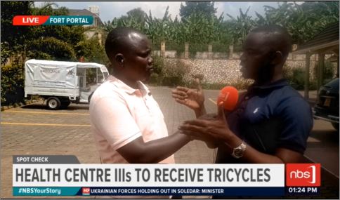 Three health centers of Kabende, Kichwamba, and Kasenda Health Centre 111s in Kabarole district are set to receive tricycle ambulances from the rotary clubs of Kabarole, Entebbe, and Kabale to support them in improving maternal and child health. #NBSYourStory #NBSUpdates