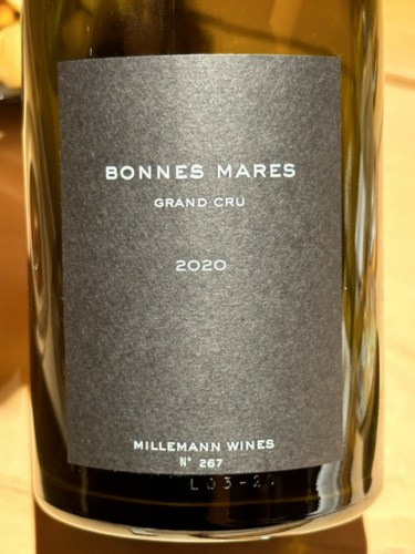 ⭐4.9 Bonnes-Mares Grand Cru, 2020 Millemann #Millemann #ミレマン