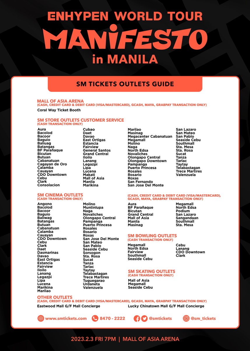 pulpliveworld's tweet photo. You asked for it, ENHYPEN delivered! #MANIFESTO_IN_MANILA Day 3 is happening, and to prep you all for the ticketing this January 15, 12NN, we’ve prepared these guides just for you. https://t.co/QnvKKgrhdy