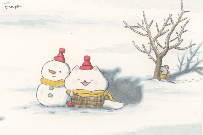 「雪だるま 木」のTwitter画像/イラスト(新着)｜3ページ目