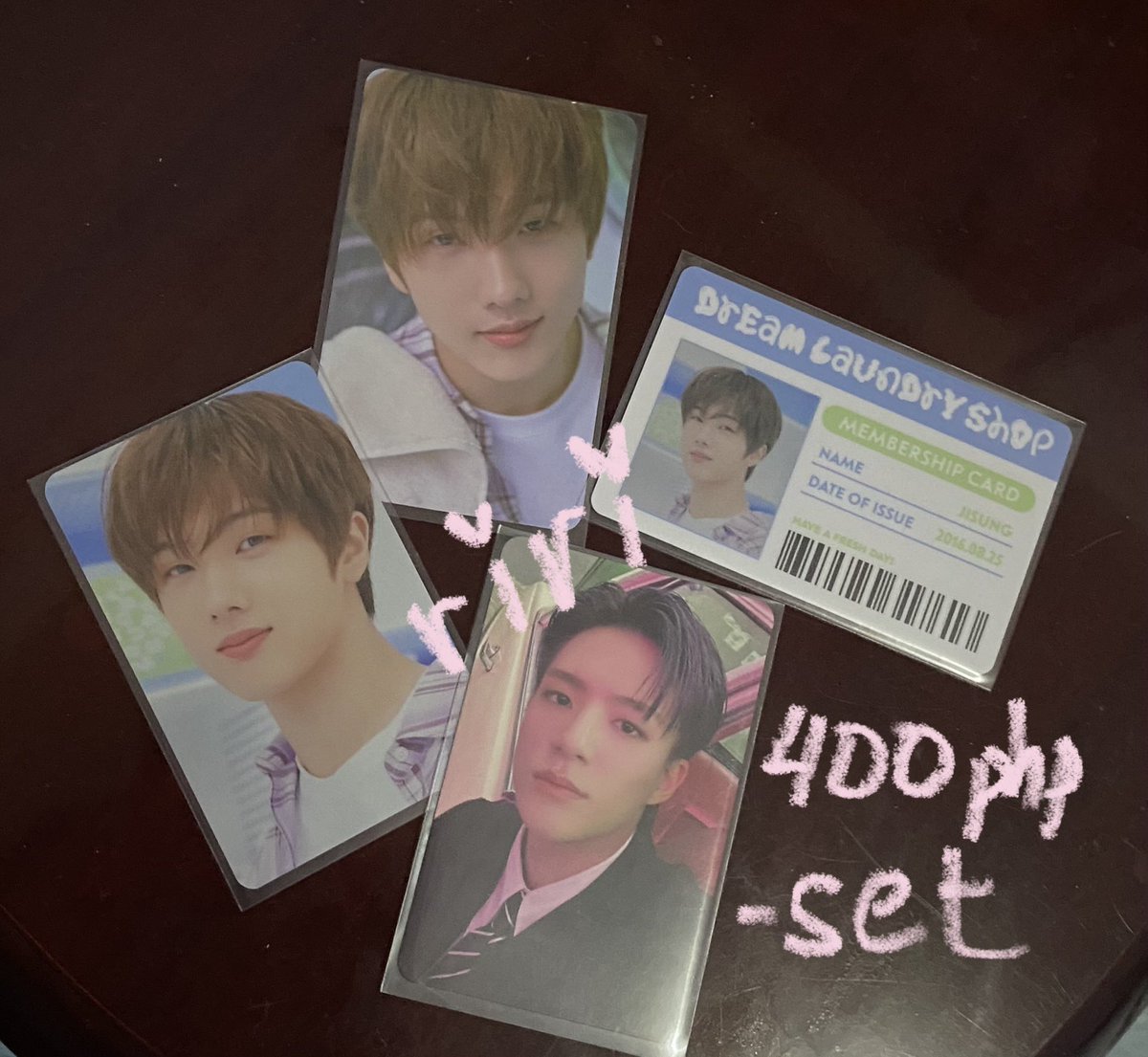 njmxdreams's tweet photo. wts/lfb

help to rt 🫶

random nct dream 127 photocards

mop: gcash
mod: ggx/flash
price range: 200-500 php

🏷️ nct dream 127 jeno tds2 fortune selca pc jisung laundry concept id pc mark seoul city pc sticker pc helfu kinho pc doyoung sg22 selca pc https://t.co/PPYdiFmdHL