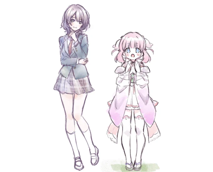 頭身バランスの切り替えがむずかしい 