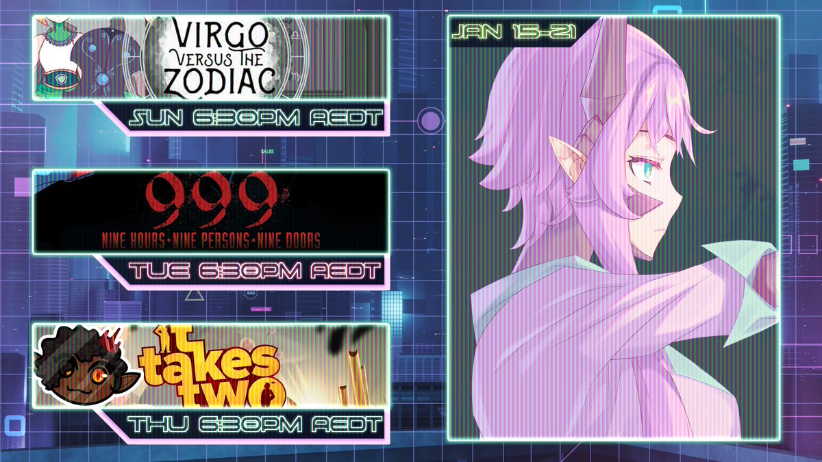 VulcanVirtua's tweet photo. ⚠️STREAM SCHEDULE⚠️
JAN 15 - JAN 21
General: #VirtualVenus
Live: #ViVeLive
Art: #VirtuARTVenus
Art by: @/AnakissHunter https://t.co/hjgCx65g5w