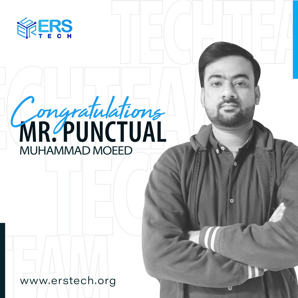 ErstechInfo's tweet photo. We are overjoyed to recognize our punctual and diligent colleague Muhammad Moeed at ERSTECH. We are incredibly glad to observe your loyalty and enthusiasm for your job.
Keep up the good work and have fun working with us!
#erstech #monthlyrewards #punctualityreward #appriciation https://t.co/UrJpTl3LIN