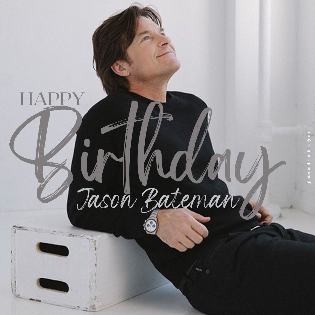 Bom dia com o aniversariante do dia!!!  HAPPY BIRTHDAY JASON BATEMAN

We love you   