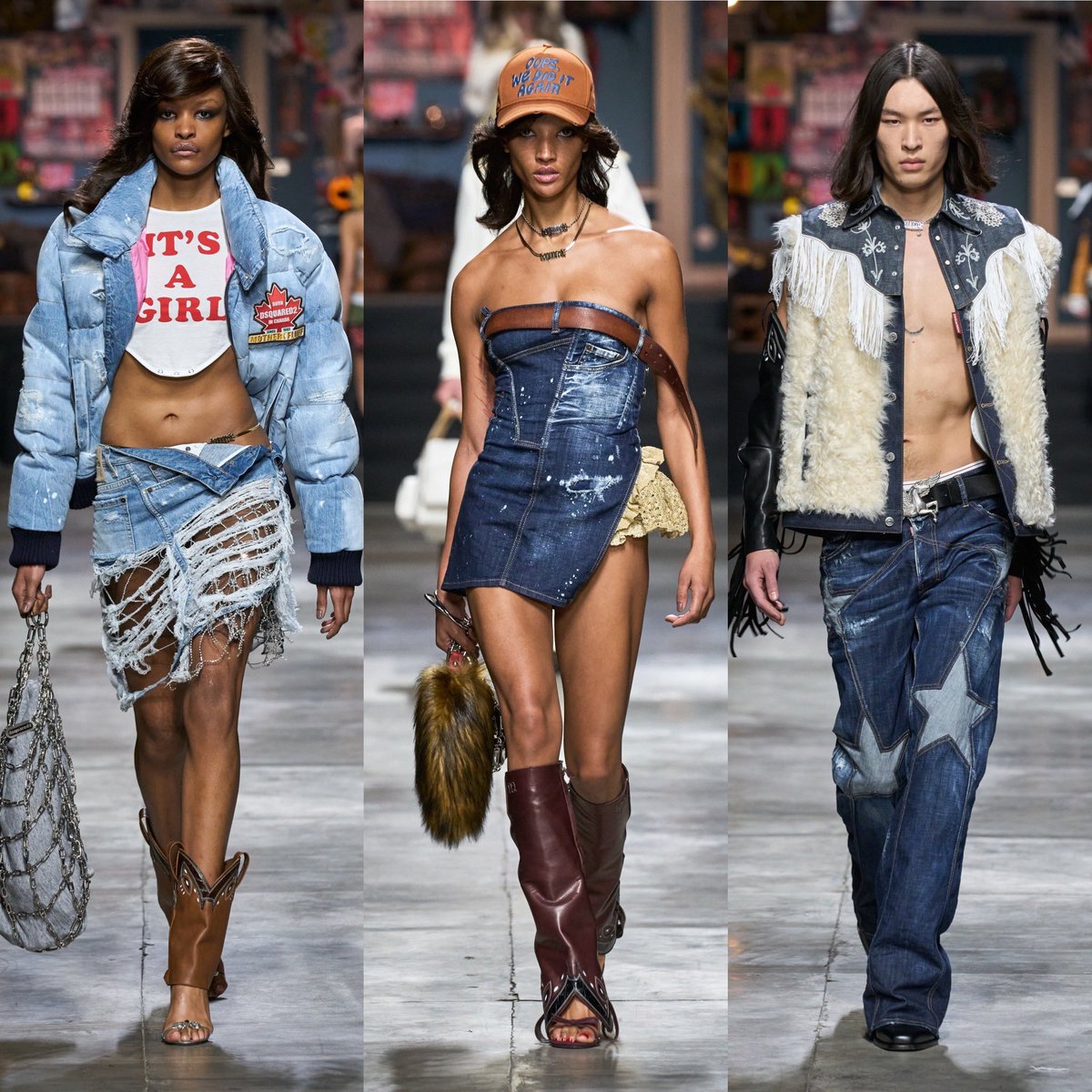 StreetFashion01's tweet photo. Dsquared2 FW23!!🖤 https://t.co/xvgUz6OBCP