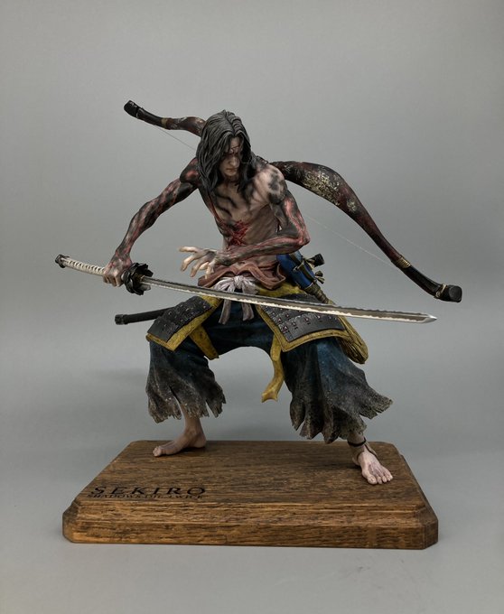 生産完了商品 SEKIRO 首なし レジンキット ガレージキット フィギュア