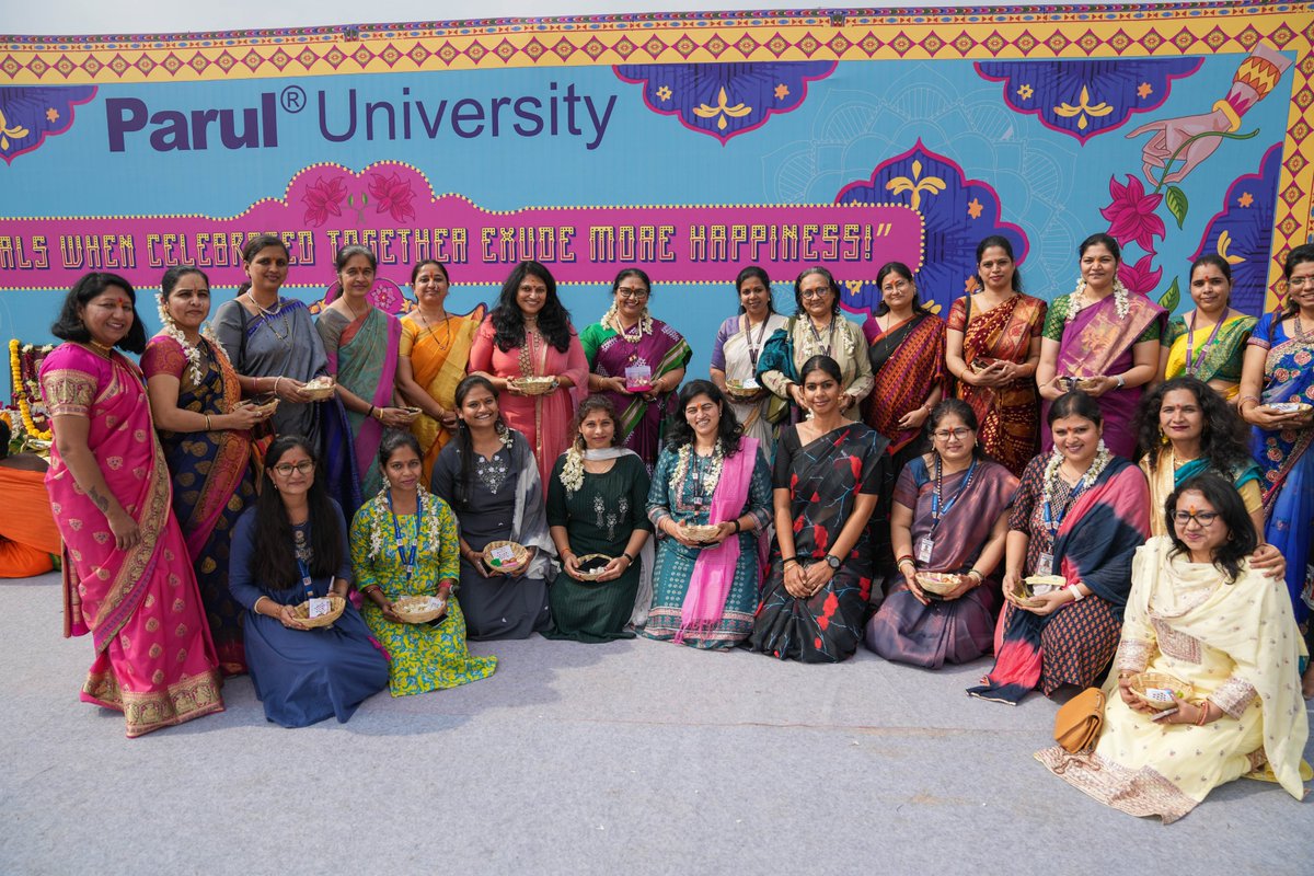 ParulUniversity's tweet photo. We love celebrating #CulturalDiversity on campus! We have students from over 70+ nationalities & we love to celebrate the rich variety of traditions & festivals.
Check our Thread-of-Vibrancy
#LifeAtParul #culture #ParulUniversity https://t.co/c8IO9tmnUq