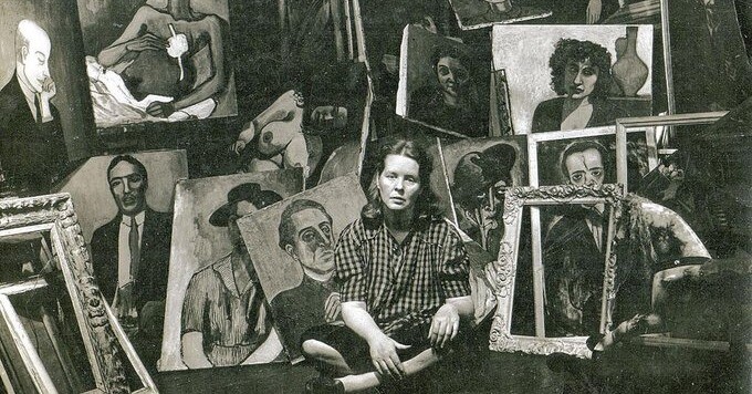 franceculture's tweet photo. En politique comme dans la vie, Alice Neel a toujours aimé les perdants, les outsiders, et elle les a peints toute sa vie durant. Retour sur le parcours d'une artiste "collectionneuse d’âmes".
➡️ https://t.co/QtVnx7mlcl https://t.co/moR2P3Qrit