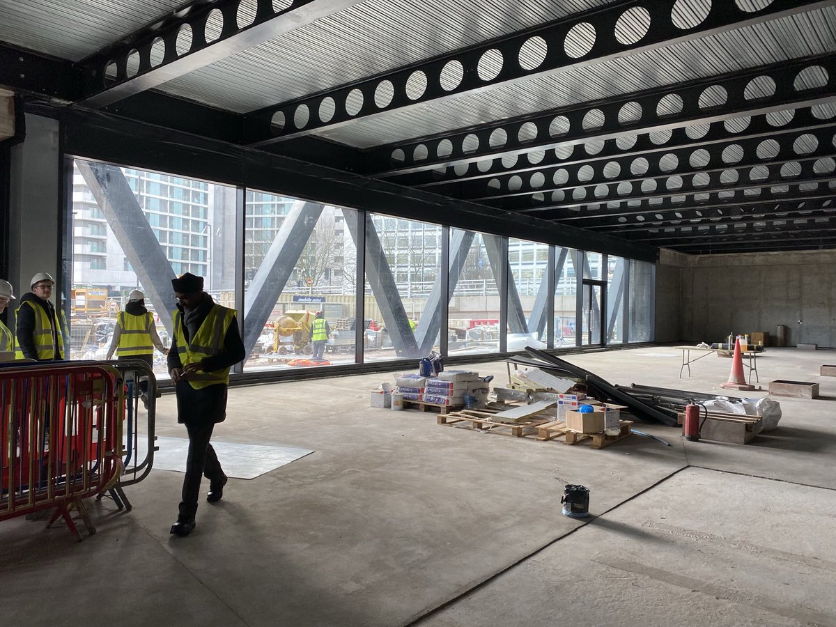 theArchtist's tweet photo. Love every bit of this building, team has done a great job ๐ฅฐ @Glenn_Howells #onecentenaryway https://t.co/L0eGi16aLG