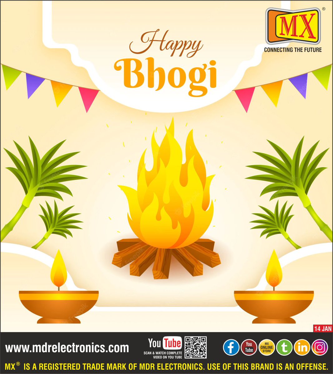 mx_electronics's tweet image. May the festive season of Bhogi bring along happiness, success, peace and prosperity into your life
Mail us at mx-mdr@mdrelectronics.com | info@mdrelectronics.com
Visit us at mdrelectronics.com
#mxmdrtechnologies #makeinindia #electronicslovers  #electronics #HappyBhogi2023