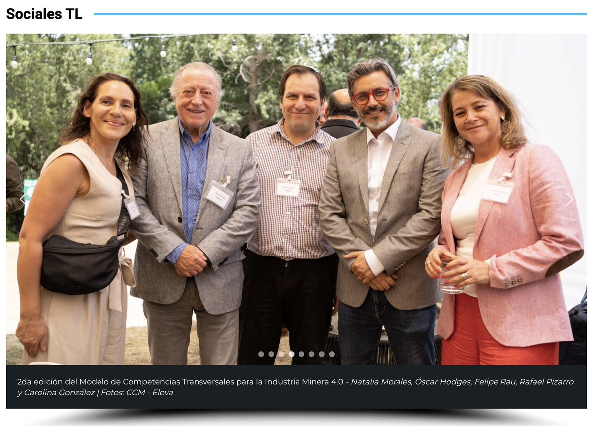 #SocialesTL | Revisa las imágenes que dejó el lanzamiento de la 2da versión del "Modelo de Competencias Transversales para la Industria Minera 4.0"