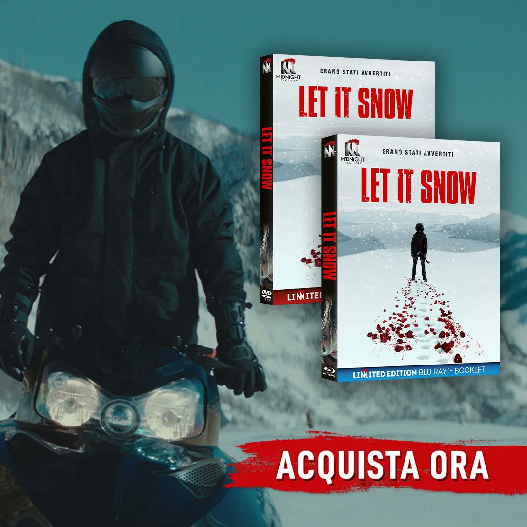 00factory's tweet image. Un fuoripista andato male, la natura selvaggia della Georgia da affrontare e un losco figuro assetato di sangue da cui fuggire. #LetItSnow vi aspetta in Limited Edition #MidnightFactory in DVD e Blu-ray con Booklet! Acquista ora ➡️ bit.ly/3LXZIX7