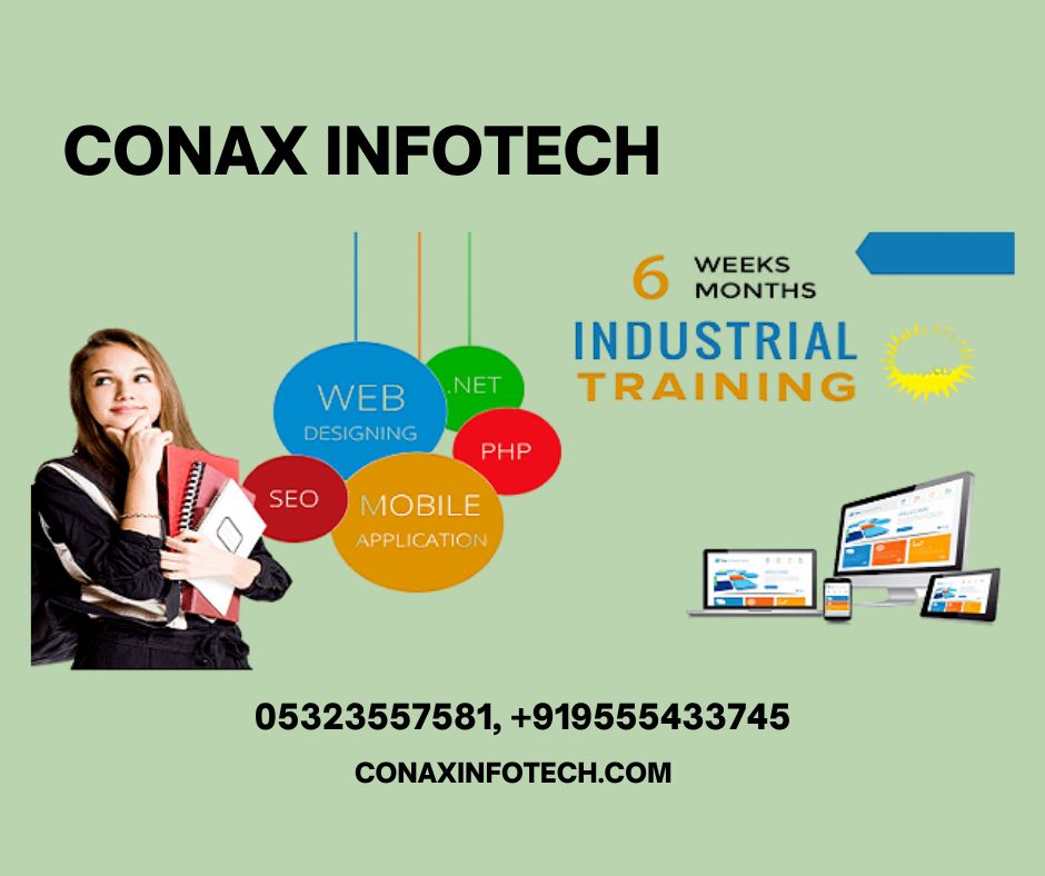 6 Week Project based Industrial Training
Job Seekers & Working Professionals Course
bit.ly/3w1eoNR
#Industrialtraining #programming #developing #designing #student #conaxinfotech #allahabad