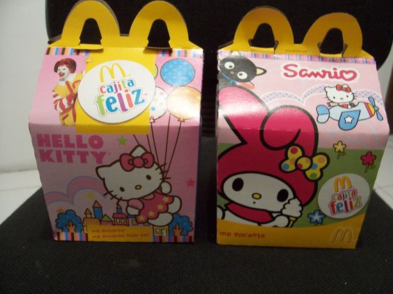 lovesickdoe's tweet image. hello kitty happy meal