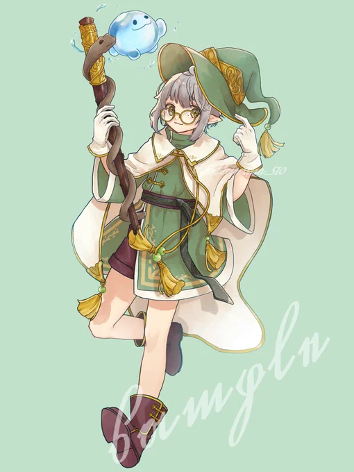 【お仕事報告】SKIMAにてTRPG用の立ち絵を描かせて頂きました⸜⸝キャラデザも担当しました!ご依頼ありがとうございました!#SKIMA #illustration #Commission #有償依頼 