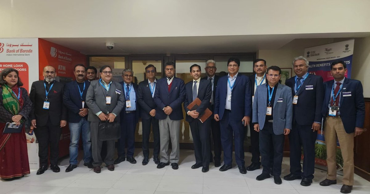 CII-MNRE delegation to UAE with Indian Hon'ble Minister for New and #renewableenergy Shri <a href="/RajKSinghIndia/">R. K. Singh</a>

#India has taken over the presidency of #IRENA

<a href="/FollowCII/">Confederation of Indian Industry</a> 
<a href="/mnreindia/">Ministry of New and Renewable Energy (MNRE)</a> 
<a href="/OfficeOfRKSingh/">Office of R.K. Singh</a>