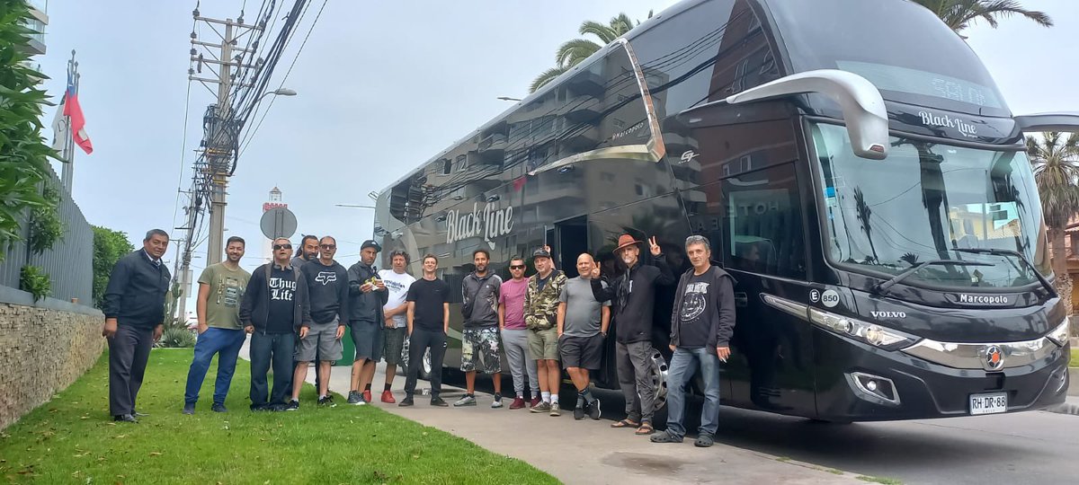BusBlackline's tweet photo. Saludos desde la Serena con Banda Reggae https://t.co/VBkqpYFkeb