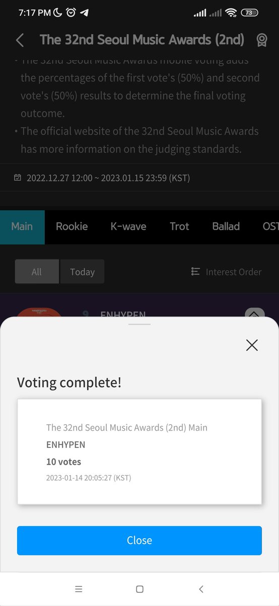 JenYang2017's tweet photo. Done casting my votes. Nag cast na ako ng maaga kasi baka di ko na magawa mamaya. Sa ngayon dalawang acc nalang🥺. Nag cocollect pa ako GH, dunno if tung dalawa makakaabot 1k GH kasi marami akong gagawin pa🥹.

#enHYPEnForSMA https://t.co/w3dsvEfJHM