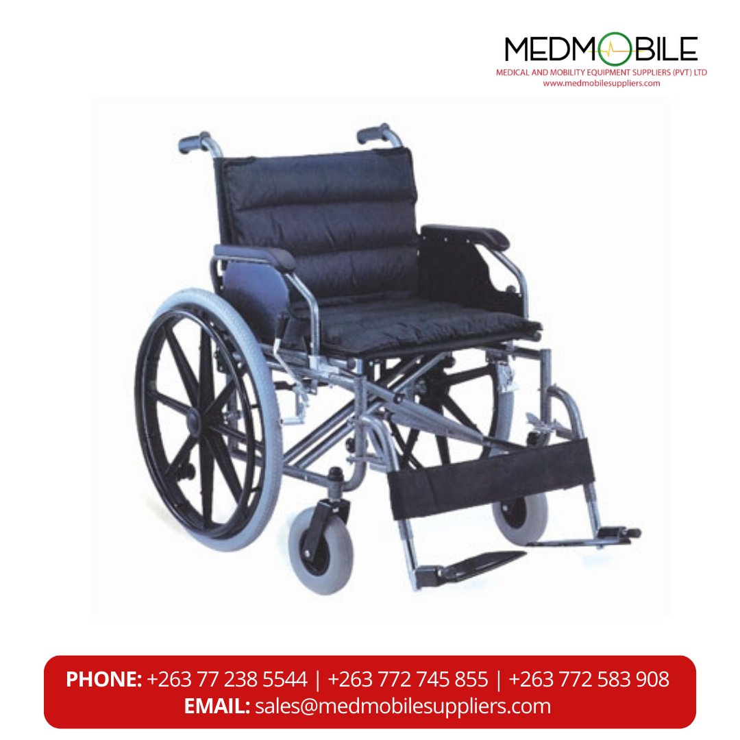 Bariatric Wheelchair ✅
Heavy-duty yet foldable for easy storage and transportation

+263 772 385 544

#medicalequipment #medicalsupplies #zimbabwe
