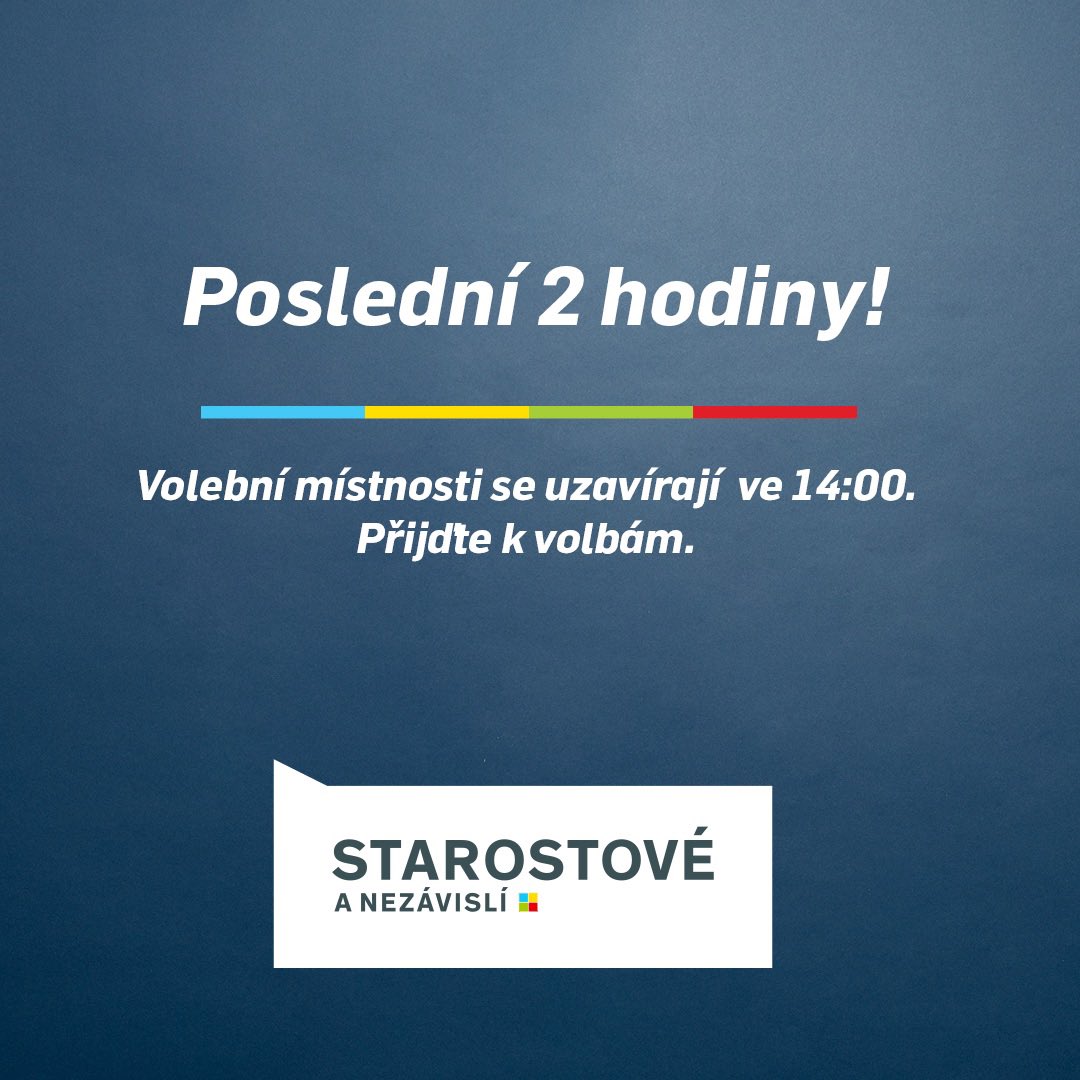 StanHradec's tweet photo. Nenechte si ujít příležitost zvolit si svého prezidenta! 🗳️ https://t.co/RyT1Ozu8cR