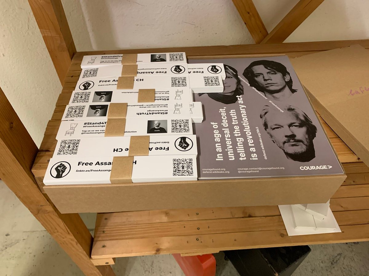 vecirex's tweet photo. Ready with all materials! 

#Stand4Truth #FreeAssange #FreeAssangeNOW https://t.co/D9oRSOJVvu