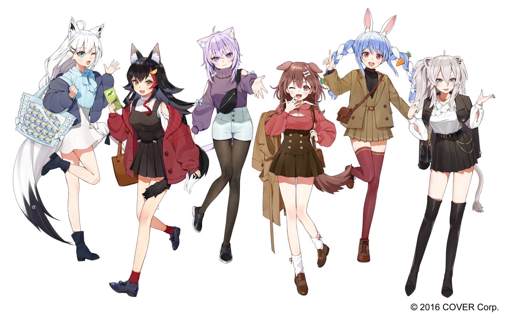 【獅白ぼたん】ホロライブ hololive×東武動物公園コラボ 予約】ホロライブ 東武動物公園 アクリルスタンド 等身イラスト