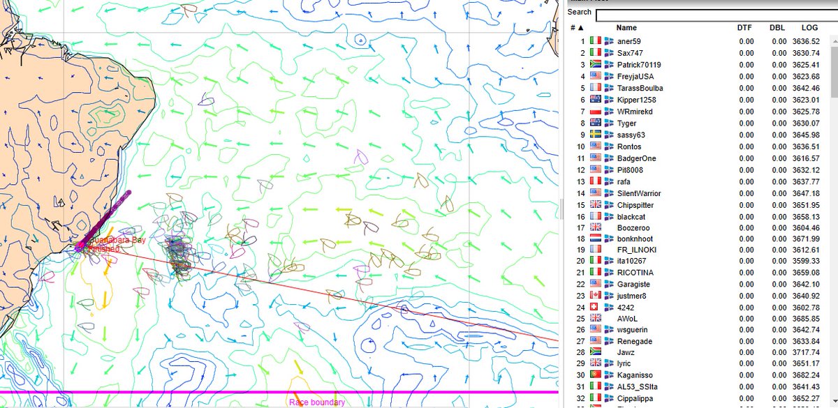 And the podium is secured for the virtual #Cape2Rio 2023 @sailonline by: 1st Aner59 (Italy) - 2nd Sax747 (Italy) - 3rd Patrick70119 (South Africa). Well done! What a race! A reminder the real physical boats are still racing!  #virtualsailing #racing #yachtracing #esports