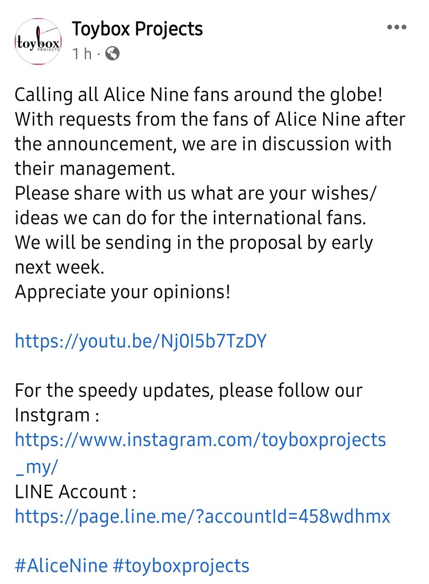 jesshoisang's tweet photo. Calling all Alice Nine international fans! Number Sixes! Kyuukumis!

Let your voices be heard! Head on to Facebook! https://t.co/25S7PXOI46

Spread the word! ;) @FantasyAlice9 @A9Mexico @A9INDONESIA @AliceNine_PH @A9_UK https://t.co/ra0rcPQNJb